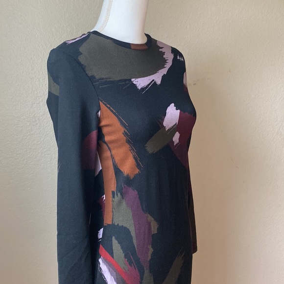 TED BAKER LONDON LAURYY SAPPHIRE ABSTRACT PRINT BODYCON DRESS - NWT - Picture 6 of 10